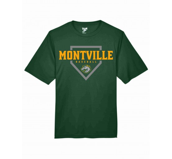 Montville Baseball Wicking Tshirt